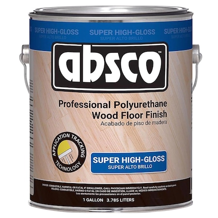 Absco Absco Super High-Gloss Wood Floor Finish 1 gal 56001